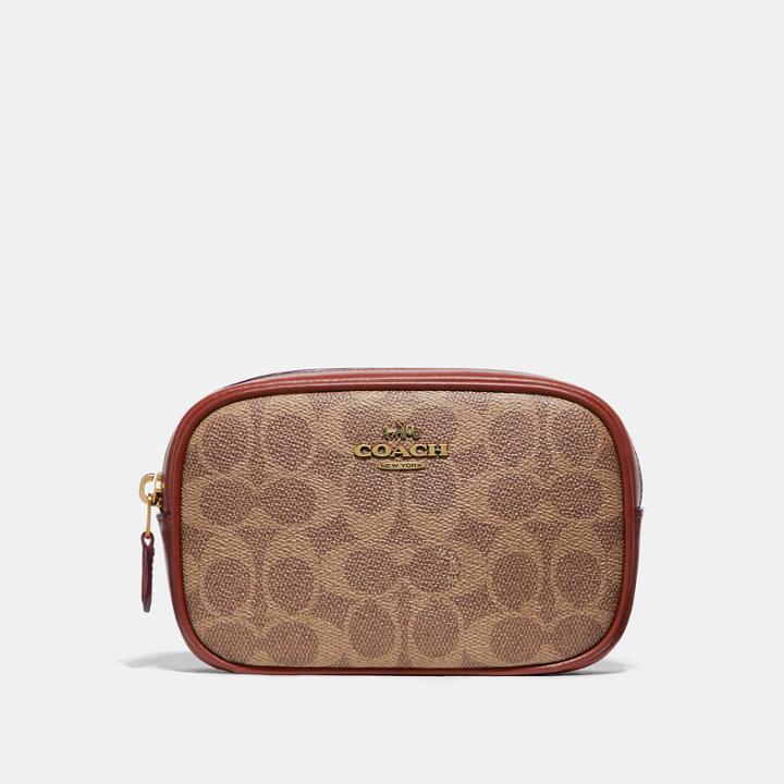 Coach Belt Bag In Colorblock Signature Canvas