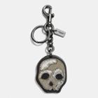 Coach Embroidered Skull Bag Charm