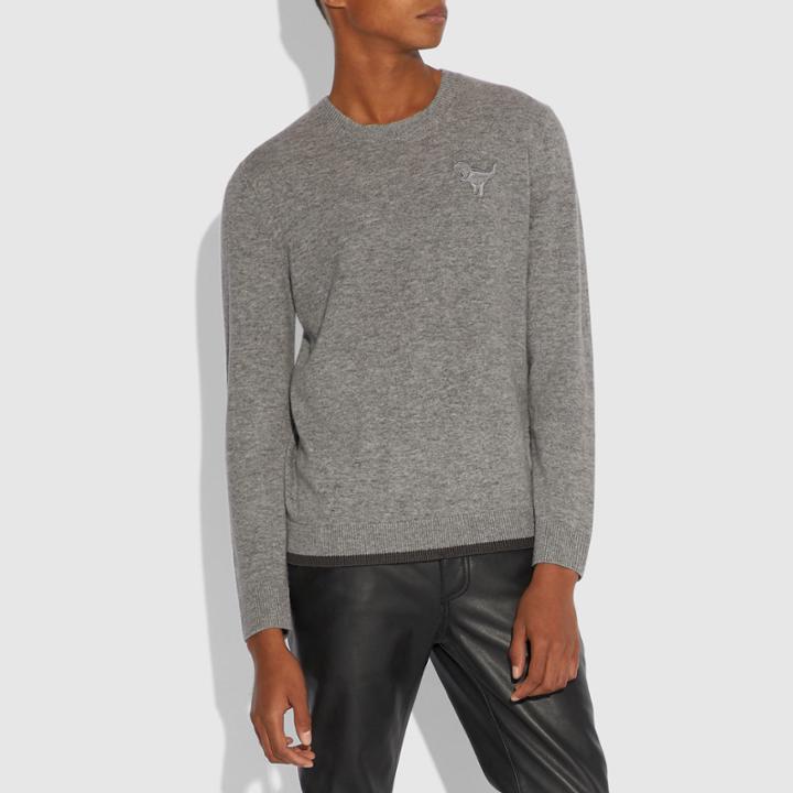 Coach Rexy Patch Crewneck Sweater