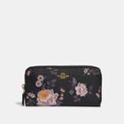 Coach Accordion Zip Wallet With Garden Rose Print