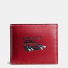 Coach 3-in-1 Wallet In Glovetanned Leather With Wild Car Print