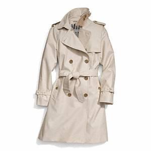Coach - Classic Long Trench Stone M