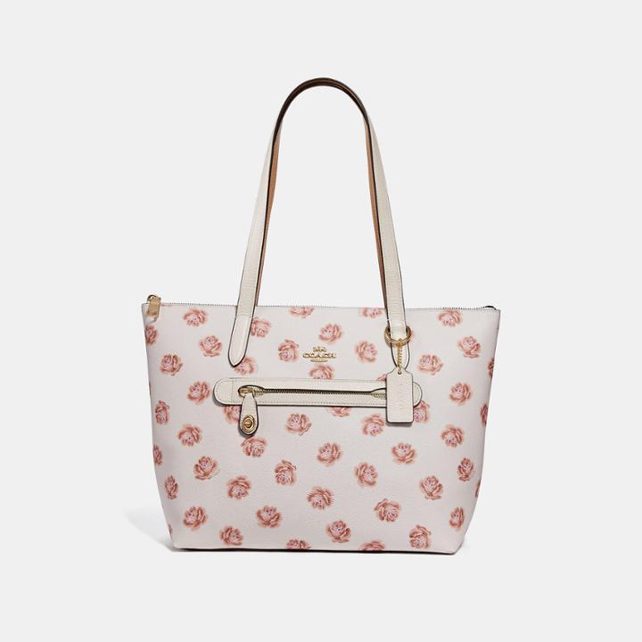 Coach Taylor Tote With Rose Print