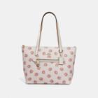 Coach Taylor Tote With Rose Print