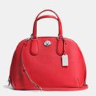 Coach Prince Street Satchel In Polished Pebble Leather