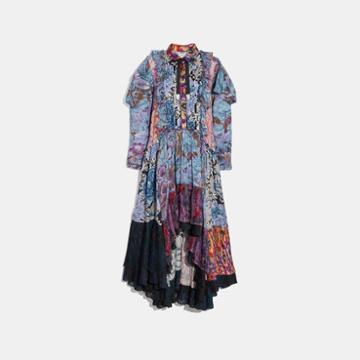 Coach Patchwork Dress With Kaffe Fassett Print