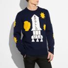 Coach Space Intarsia Sweater