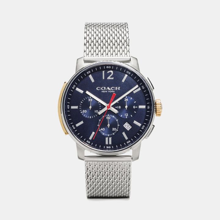 Coach Bleecker Slim Stainlesss Steel Mesh Strap Watch