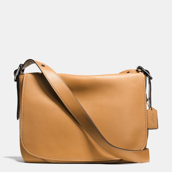 Coach Saddle Bag Messenger 38 In Glovetanned Leather