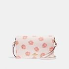 Coach Foldover Crossbody Clutch With Rose Print
