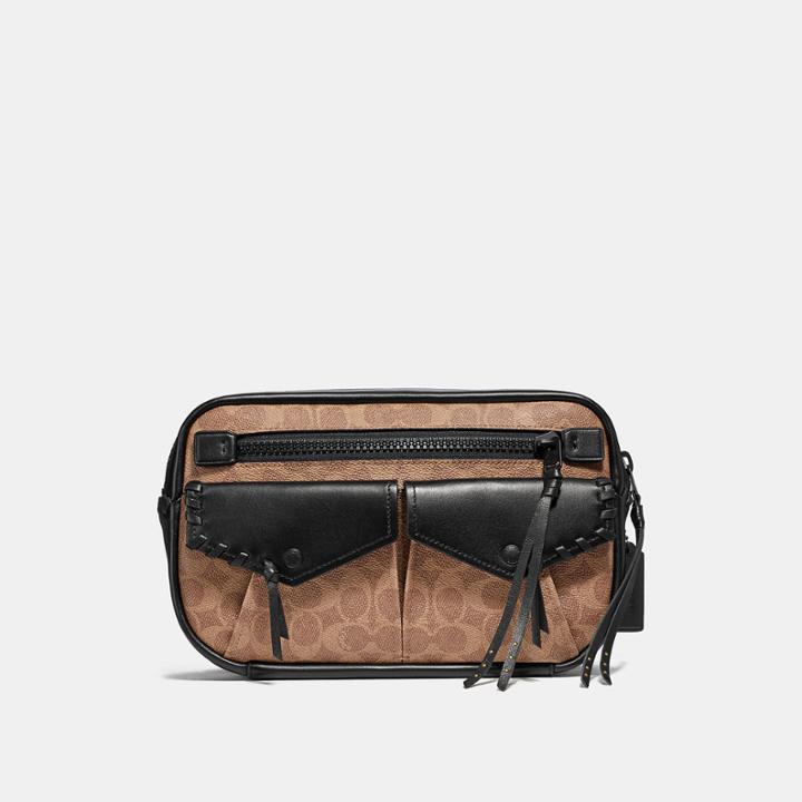 Coach Utility Belt Bag 25 In Signature Canvas