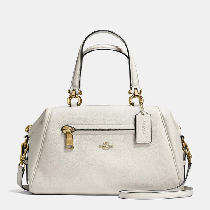 Coach Primrose Satchel In Pebble Leather