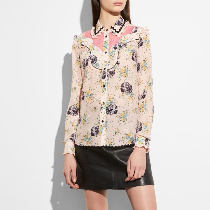 Coach Western Lace Blouse