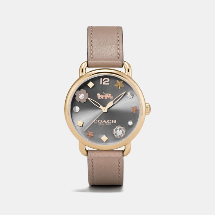 Coach Delancey Watch With Charm Dial, 36mm