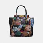 Coach Troupe Tote In Signature Canvas With Patchwork Kaffe Fassett Print