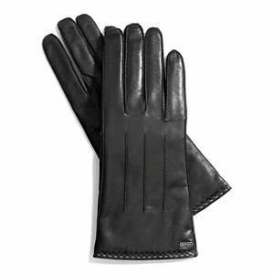 Coach Leather Tech Glove Black 7