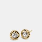 Coach Daisy Rivet Stone Stud Earring