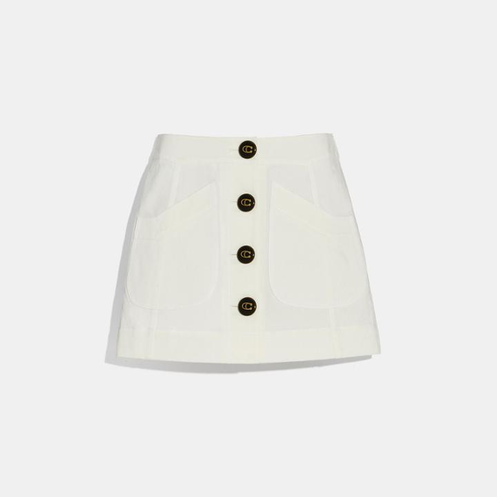 Coach Short Cargo Skirt