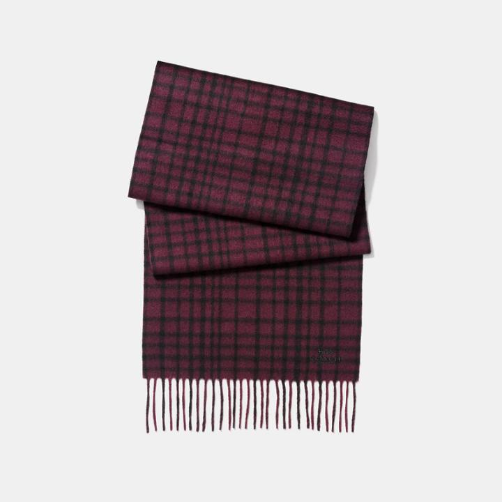 Coach Wild Plaid Scarf