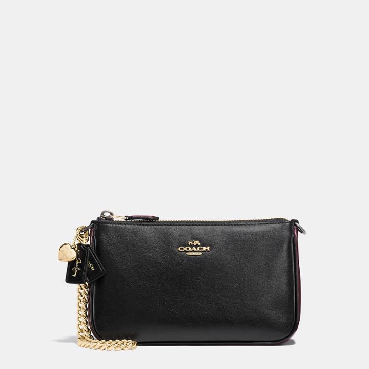 Coach Selena Wristlet 19 In Colorblock Leather