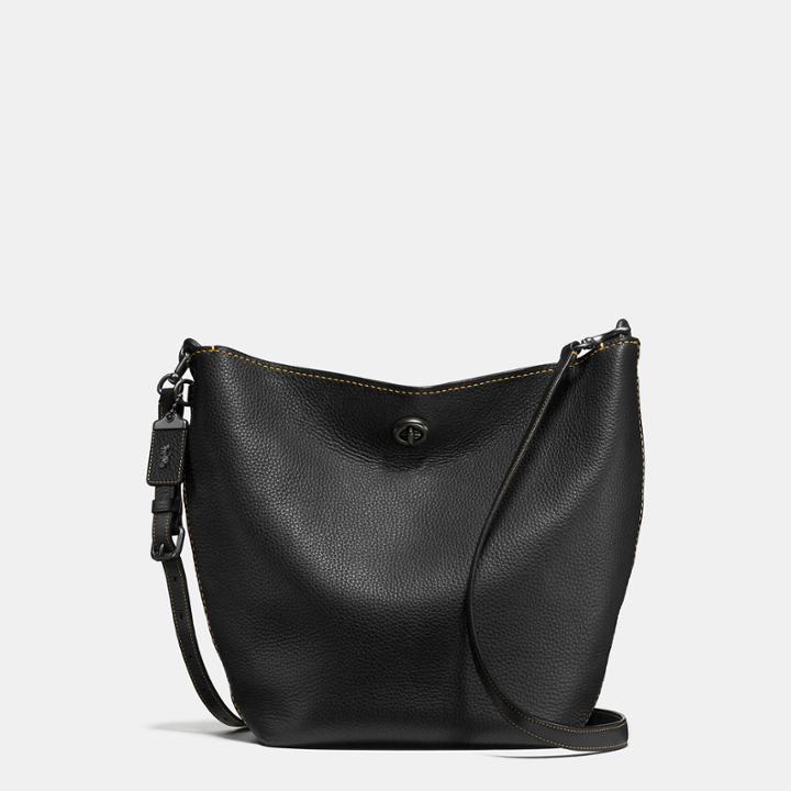 Coach Duffle Shoulder Bag In Glovetanned Pebble Leather