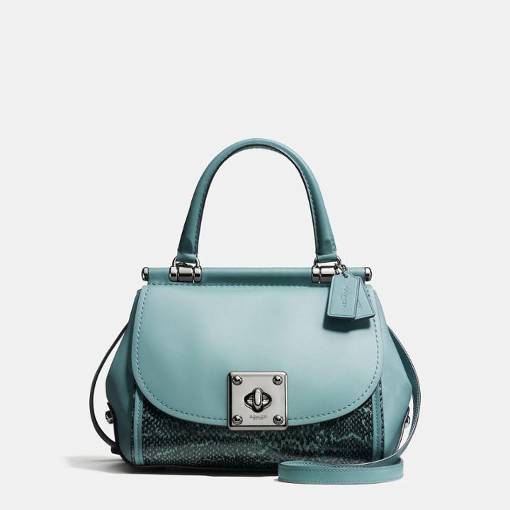 Coach Drifter Top Handle In Snake