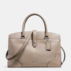 Coach Mercer Satchel In Mixed Leathers