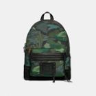 Coach Academy Backpack In Cordura Fabric With Landscape Print