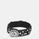 Coach Leather Willow Floral Bracelet