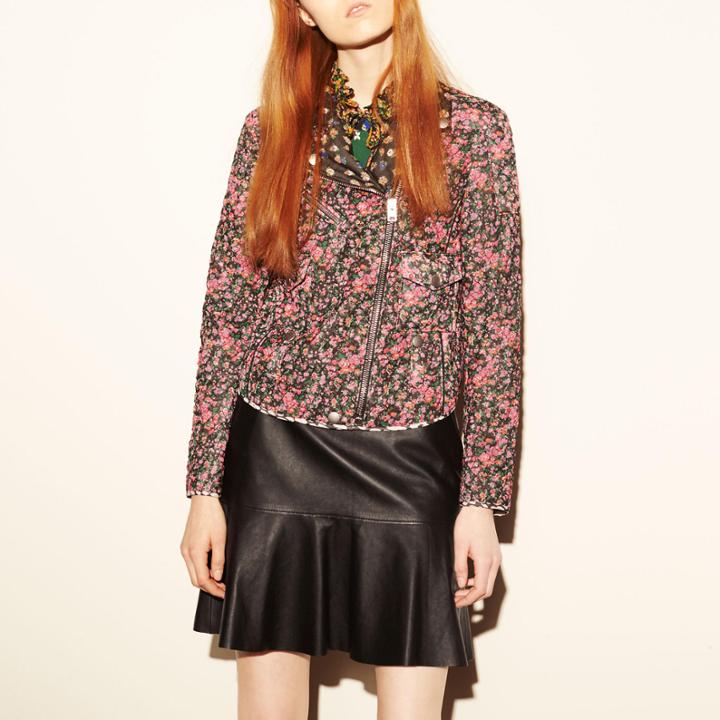 Coach 1941 Fluid Leather Skirt