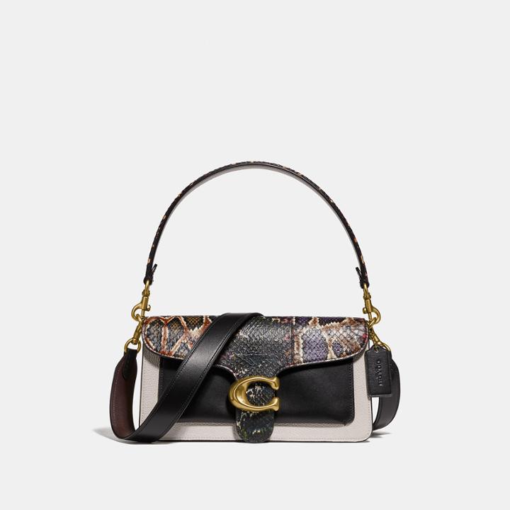 Coach Tabby Shoulder Bag 26 With Snakeskin Detail