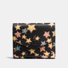 Coach Small Wallet In Starlight Print Coated Canvas