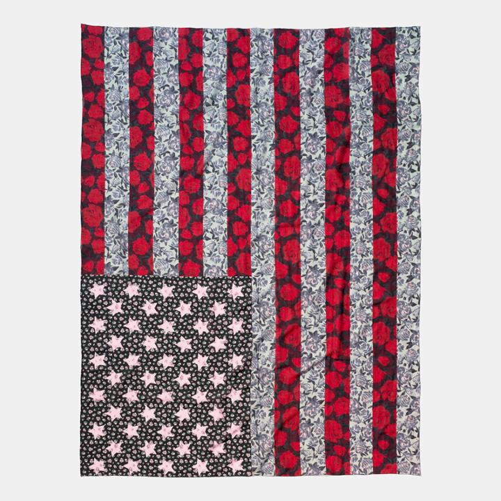 Coach Patchwork Flag Shawl