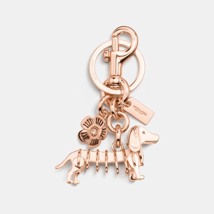 Coach Skeletal Dog Bag Charm