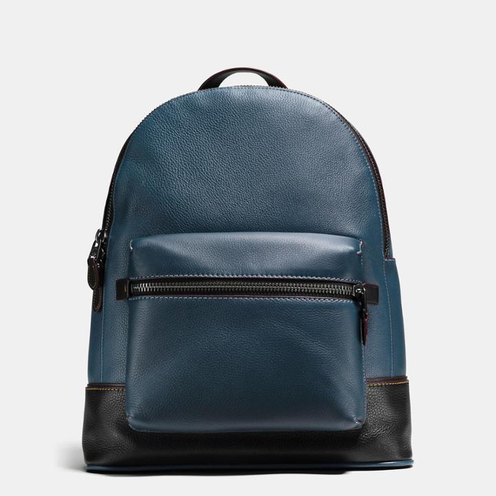 Coach League Backpack In Glovetanned Pebble Leather