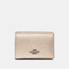 Coach Small Flap Wallet In Colorblock