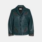 Coach Stage Craft Leather Jacket