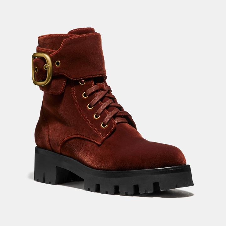 Coach Lucy Lace Up Bootie