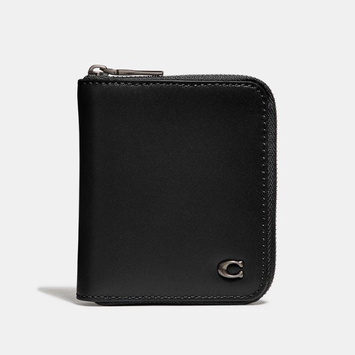 Coach Small Zip Around Wallet With Signature Hardware