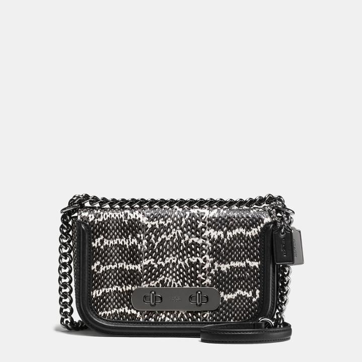 Coach Swagger Shoulder Bag 20 In Snake