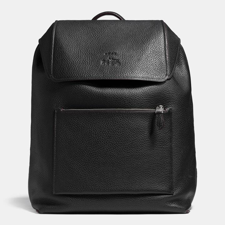 Coach Manhattan Backpack In Pebble Leather
