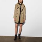Coach Cotton Convertible Trench