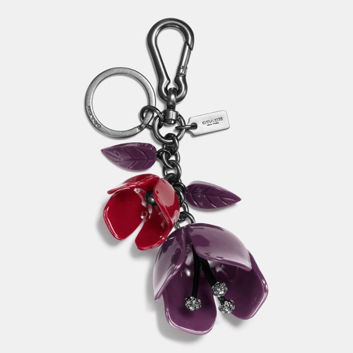 Coach Resin Tea Rose Bag Charm