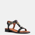 Coach Tea Rose T-strap Sandal