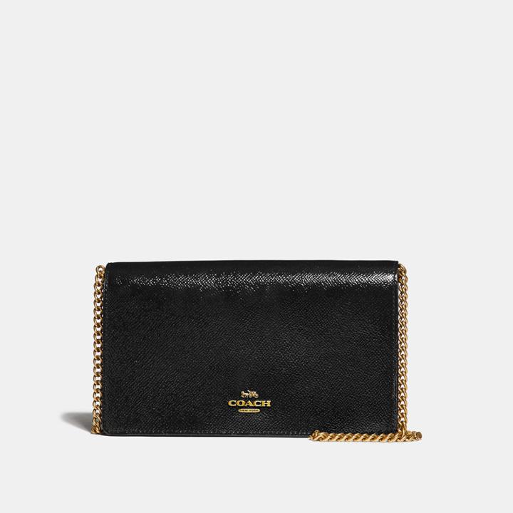 Coach Foldver Chain Clutch