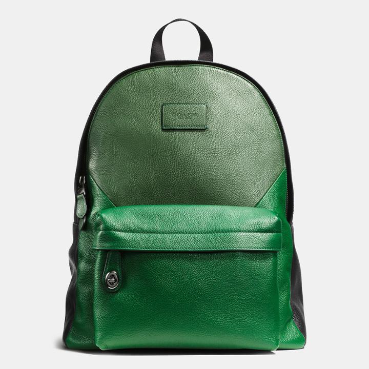 Coach Campus Backpack In Patchwork Pebble Leather