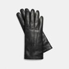 Coach Short Leather Gloves