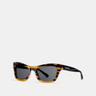 Coach Glitter Cat Eye Varsity Stripe Sunglasses