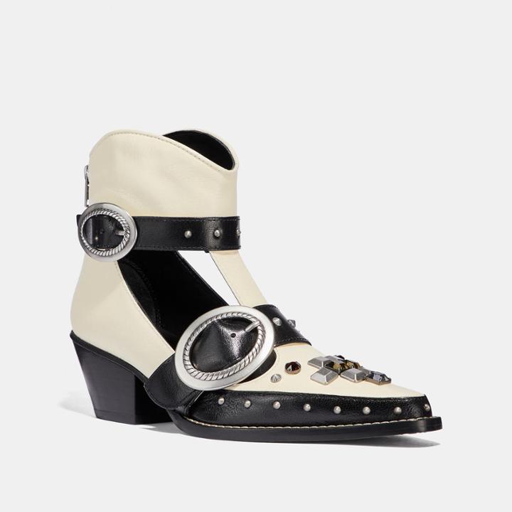 Coach Cut Out Western Creeper Bootie