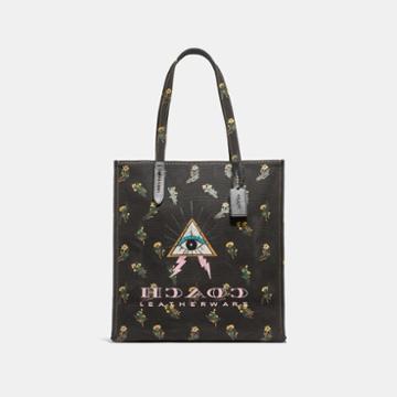 Coach Tote With Pyramid Eye